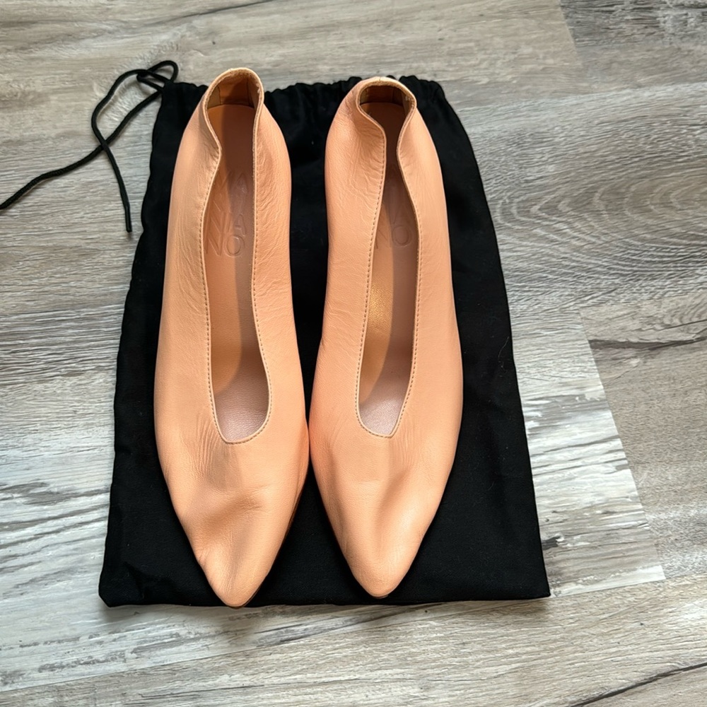Martiniano Ballet Pink Party heels.  Size 38.  Used in great condition.